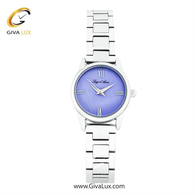 ساعت مچی اورجینال زنانه LdA نقره ای | نقره ای| بنفش| کد رفرنس 2471